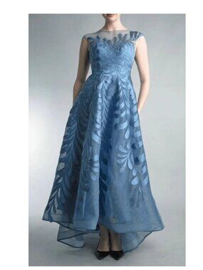 Hynes Park Mother of Groom/Bride dress Slate blue size 16 Formal elegant long